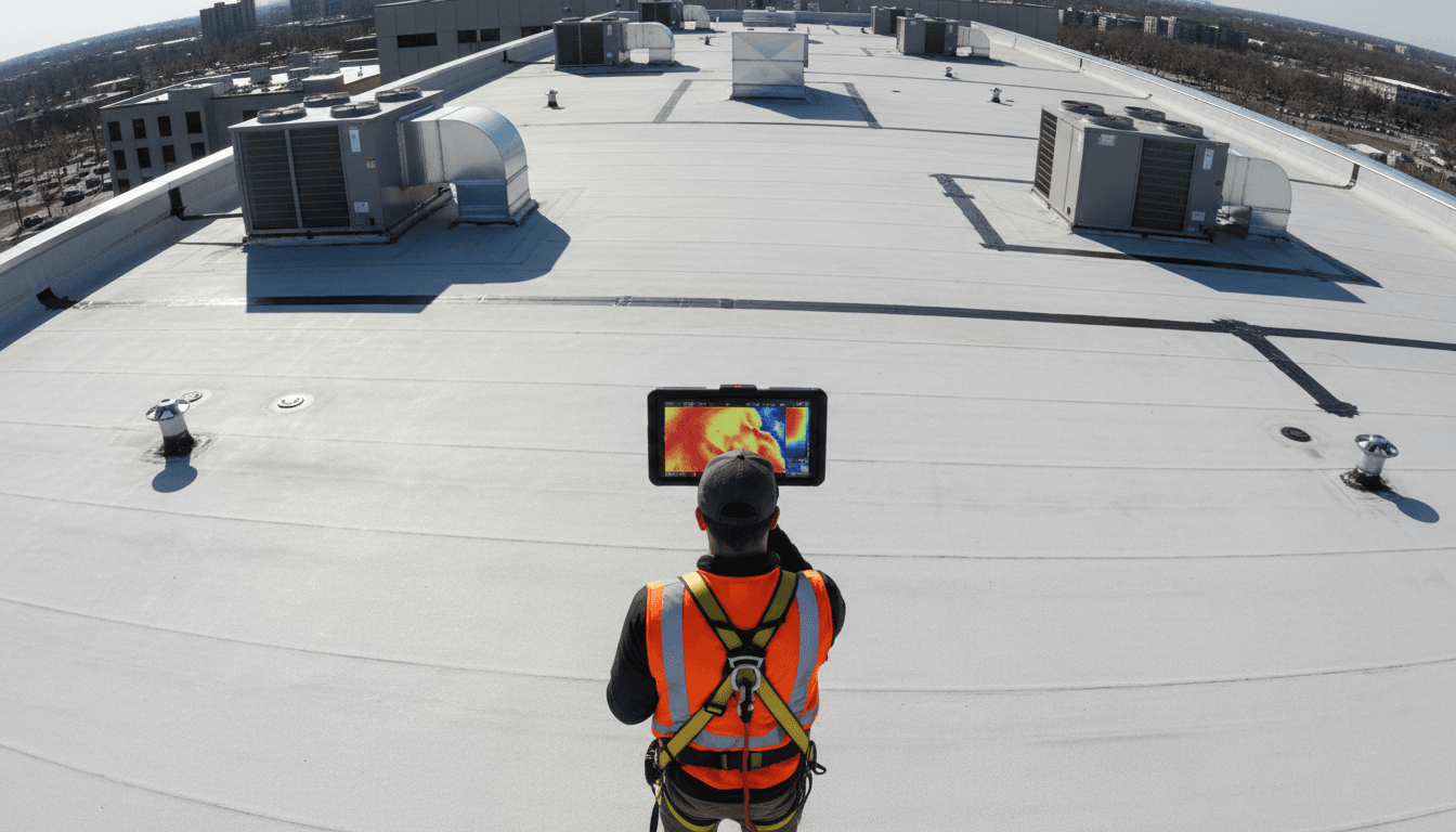 معاينة احترافية لسطح المبنى